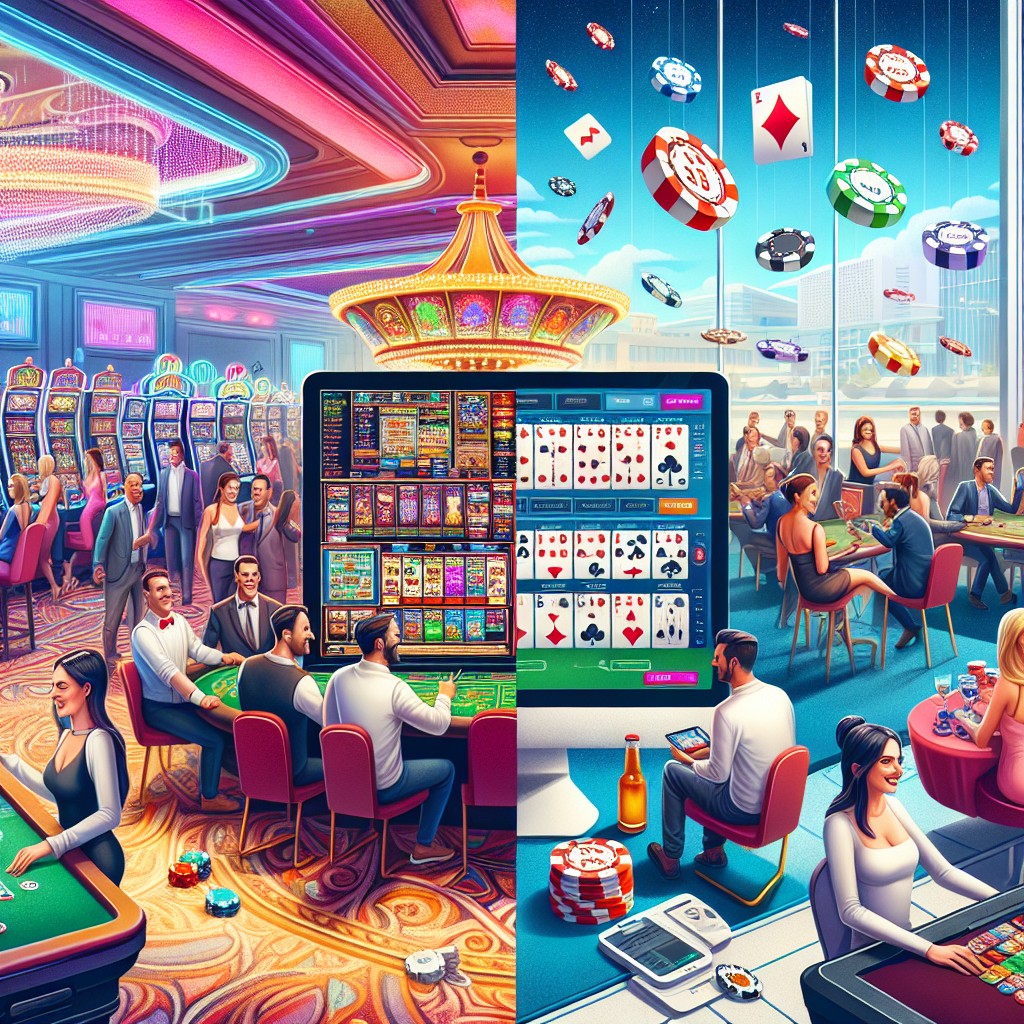 Avantajele cazinourilor online față de cele fizice